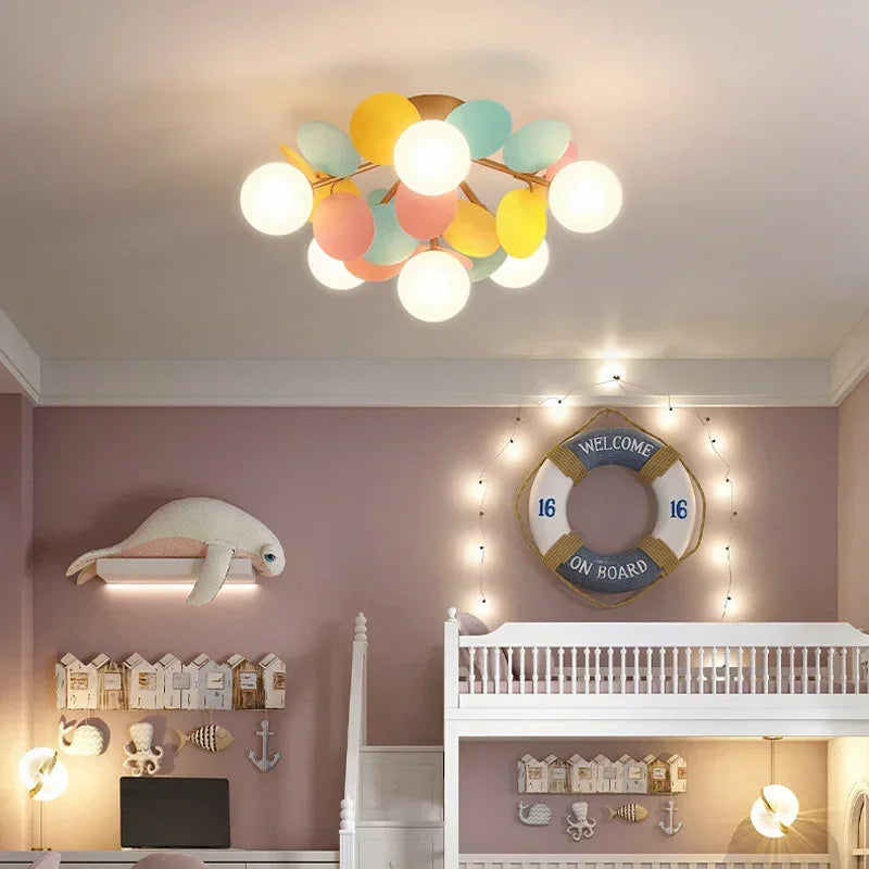 Modern Glass Ball Chandelier