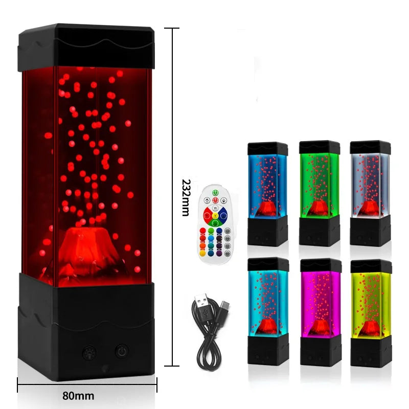 LED Lava Volcano Light