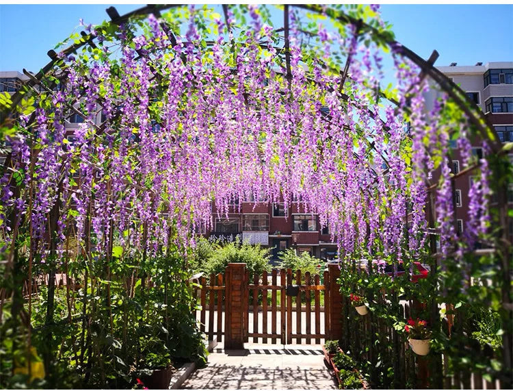 12pcs Artificial Wisteria Flowers