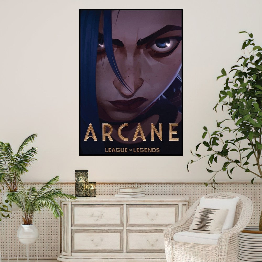 Arcane League of Legends Poster Prints Wall Sticker