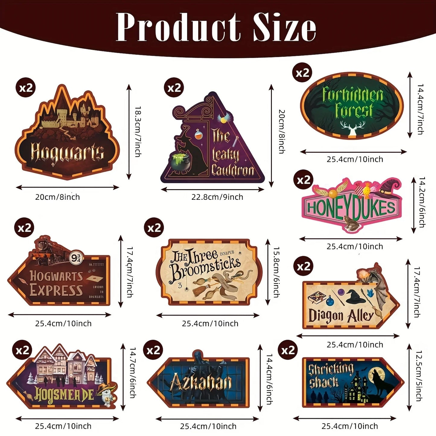 Wizard Directional Signs