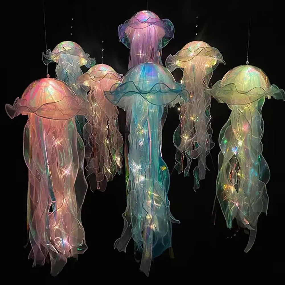 Hanging Jellyfish Bedroom Lamp