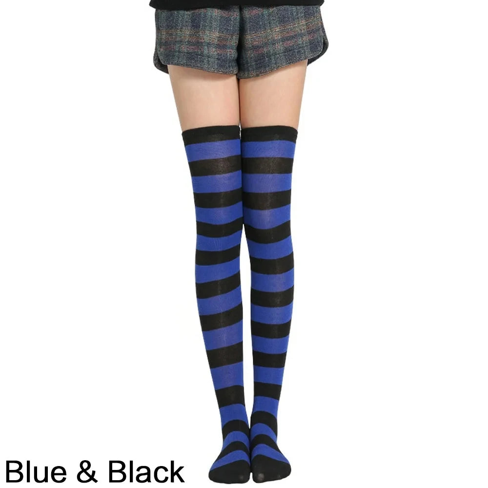 Knee High Striped Stockings