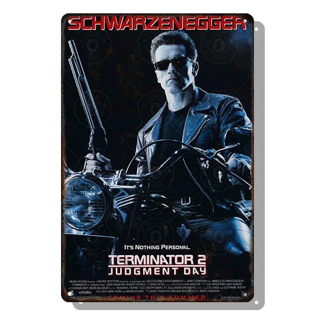 Popular Movie Metal Signs
