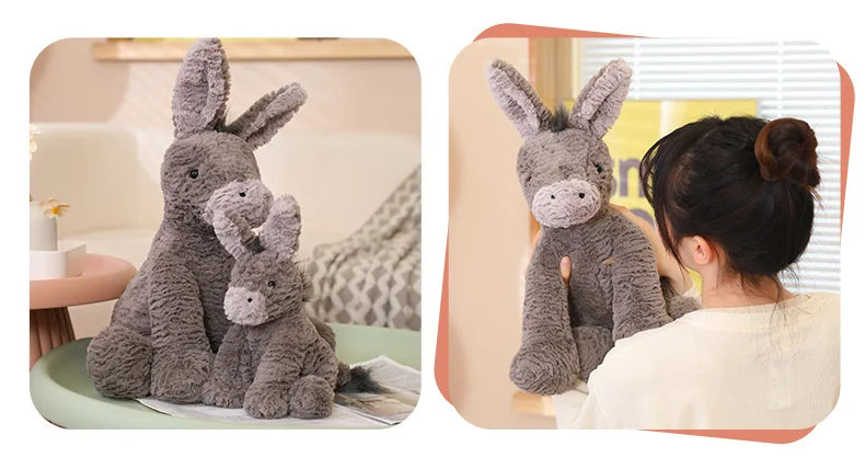 Grey Donkey Plushie
