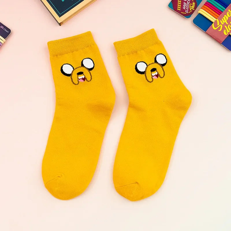 5 Pairs/Set Adventure Time Socks