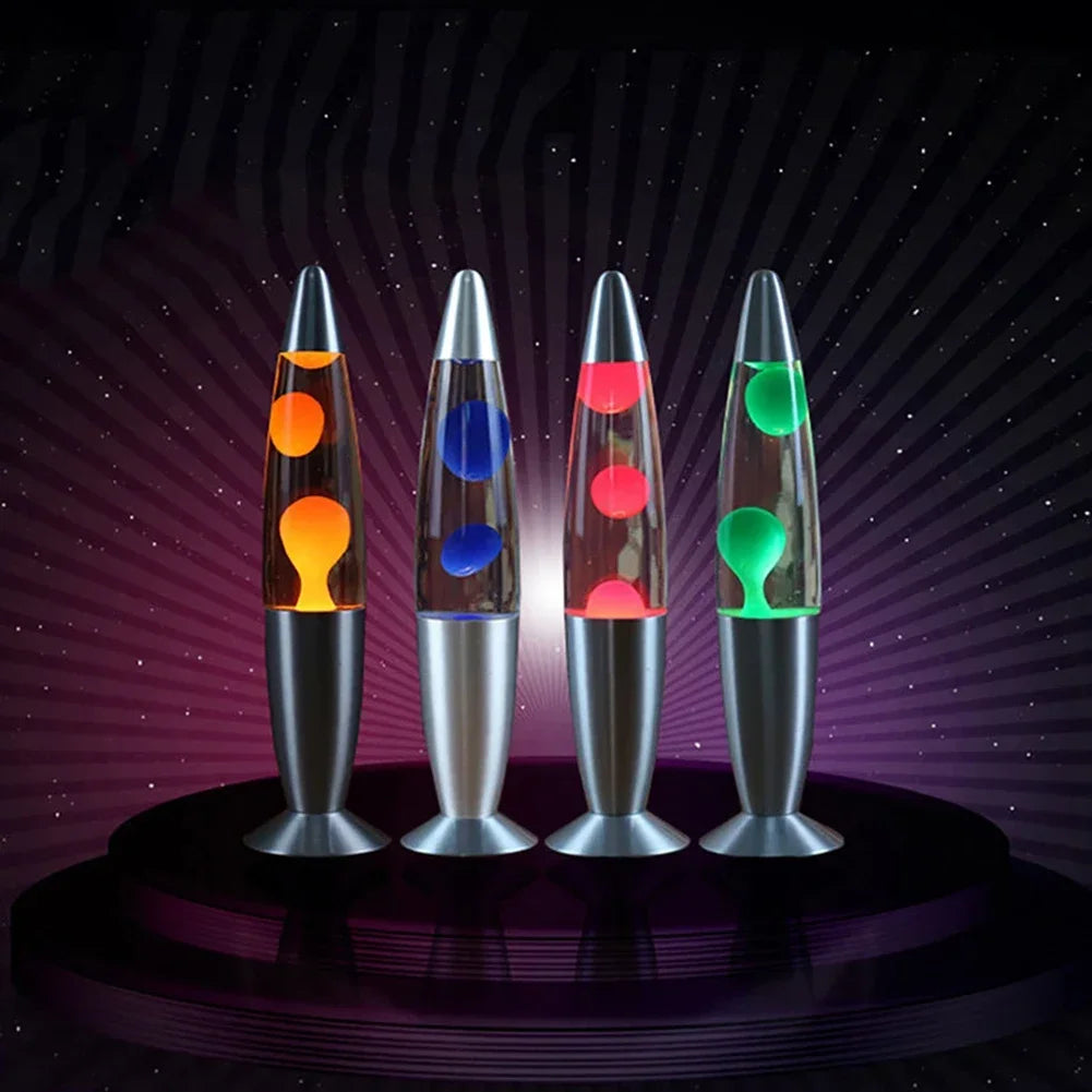 LED Volcano Lava Lamp Aluminum