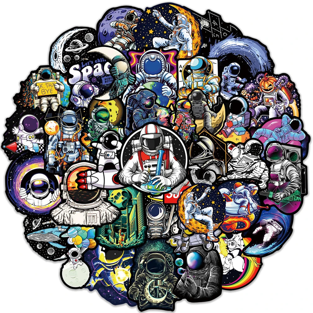 10/30/50PCS Outer Space Stickers