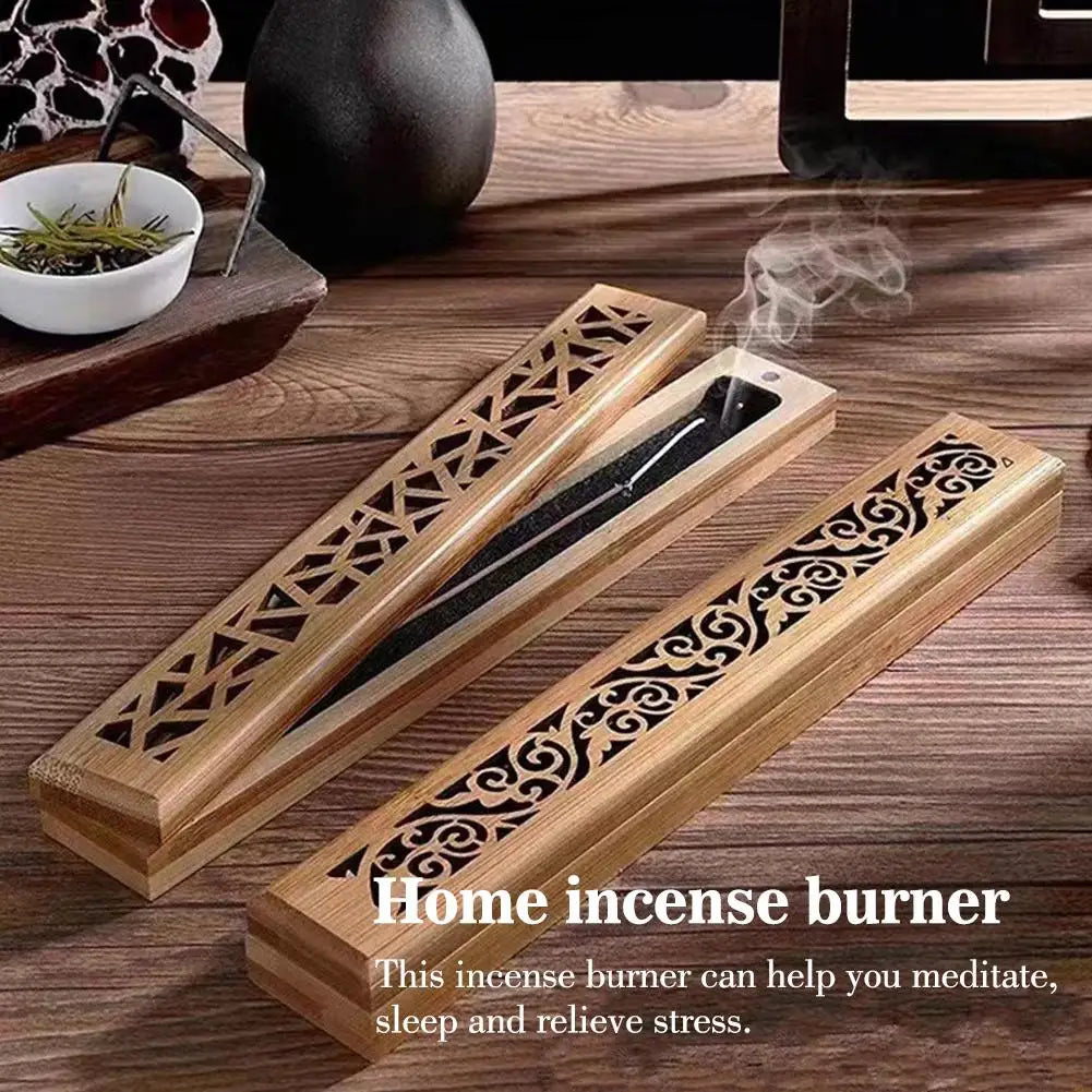 Natural Bamboo Board Incense Holder