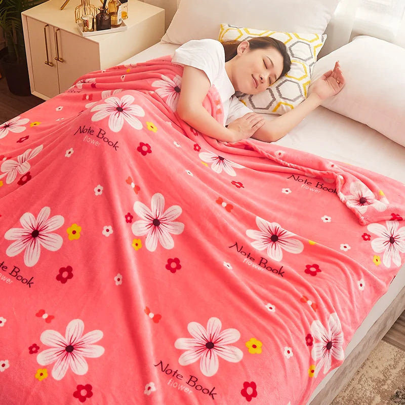 Soft Flower Blanket
