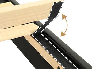 Floating LED bedframe with Storage and Charging Station