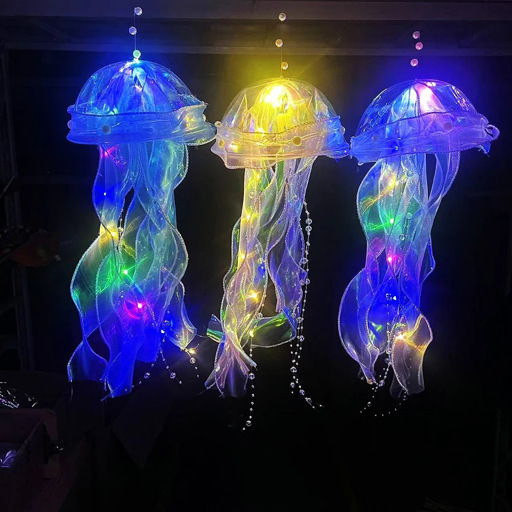 Hanging Jellyfish Bedroom Lamp