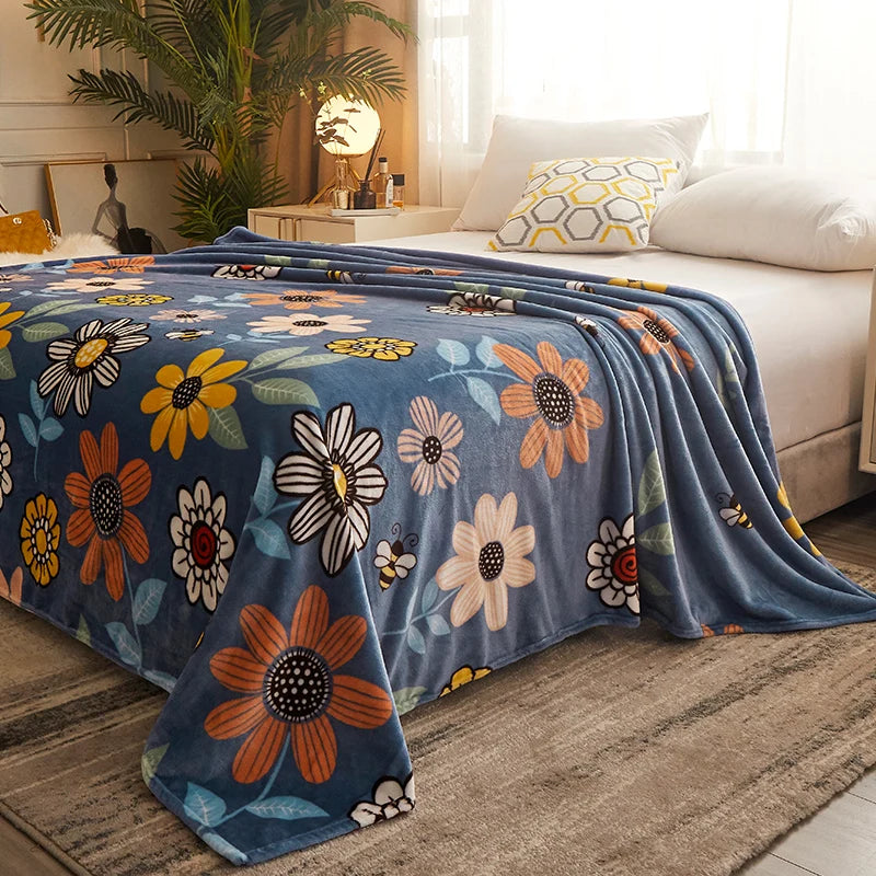Soft Flower Blanket