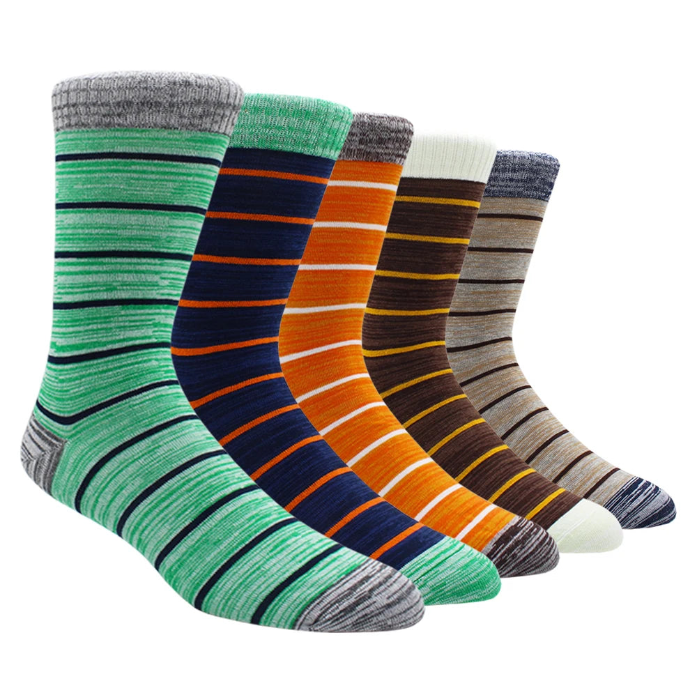 5pack Striped Long Socks