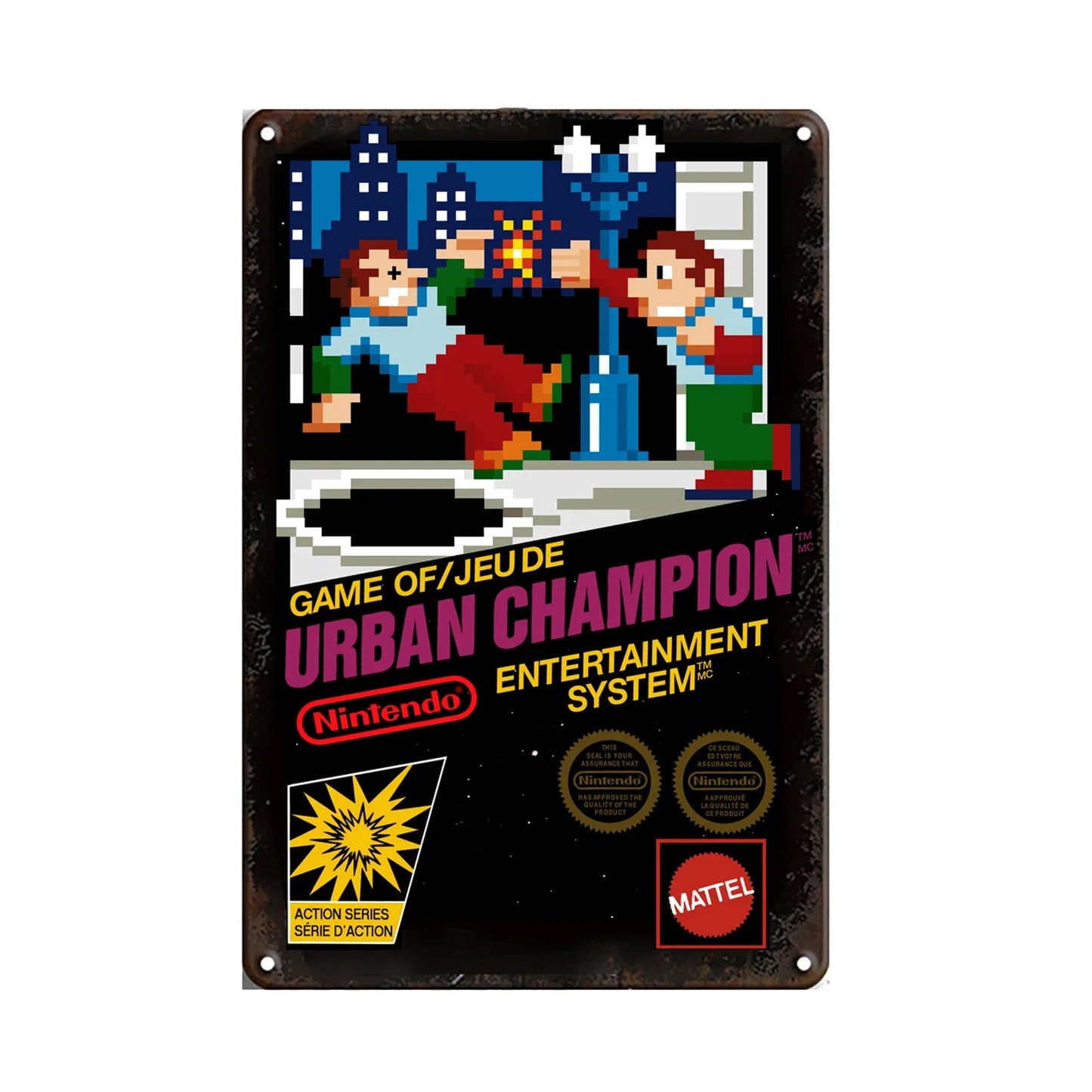 Retro Game Metal Signs