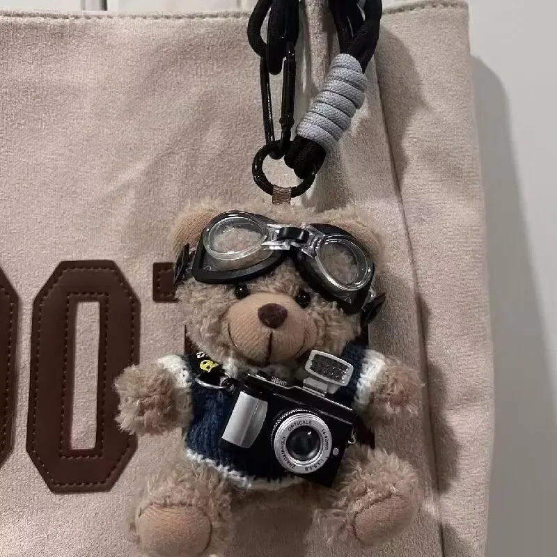 Pilot Bear Keychain