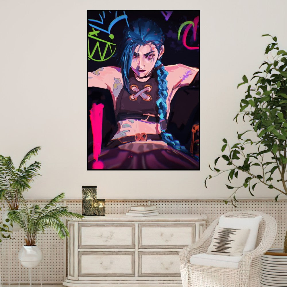 Arcane League of Legends Poster Prints Wall Sticker