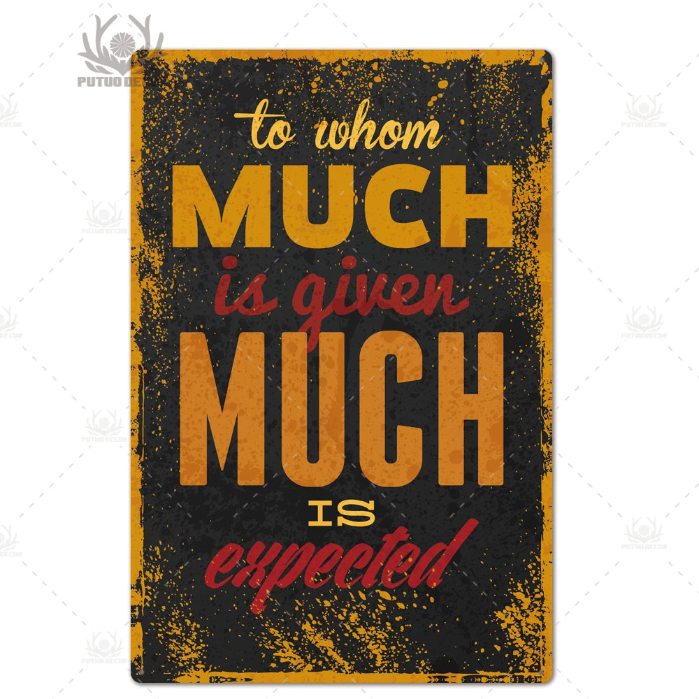 Quotes Metal Signs