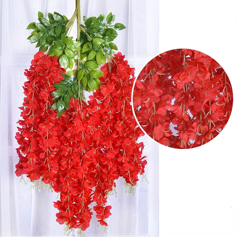 12pcs Artificial Wisteria Flowers