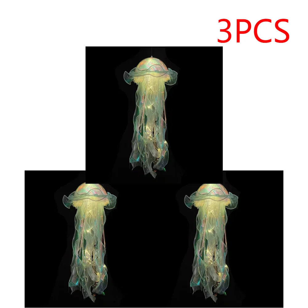 Hanging Jellyfish Bedroom Lamp