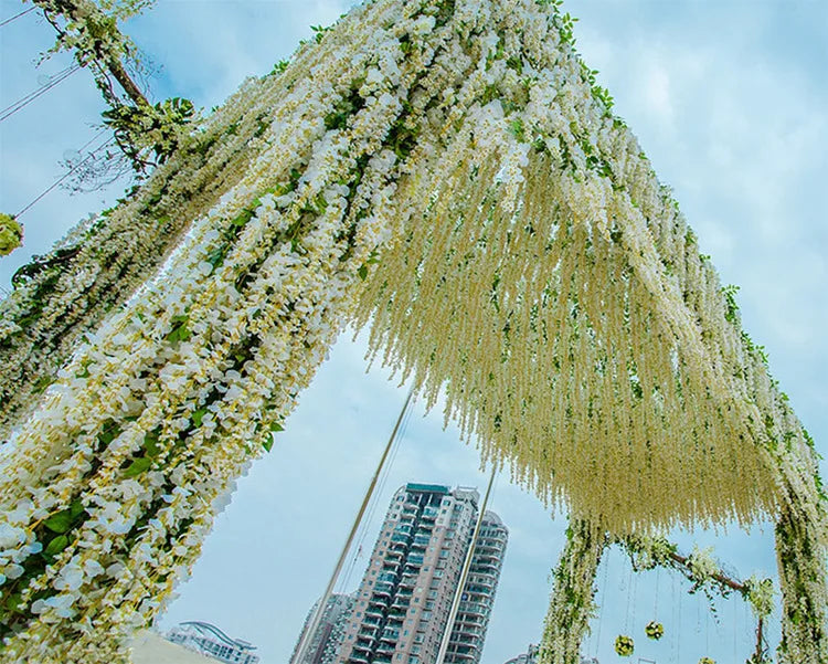 12pcs Artificial Wisteria Flowers
