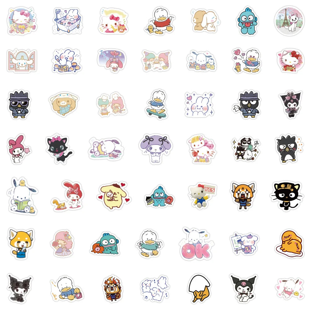 100/200/300Pcs Sanrio Hello Kitty Stickers