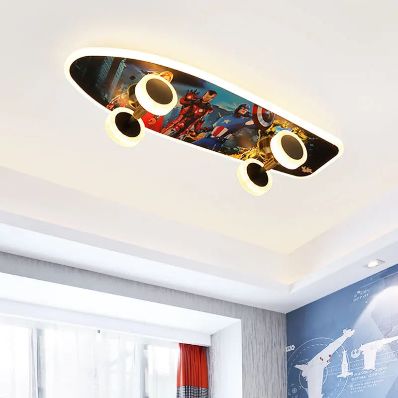 Skateboard Ceiling Light