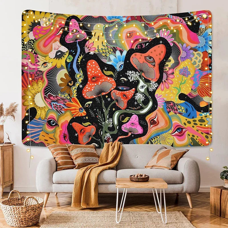 Magic Mushroom Tapestries
