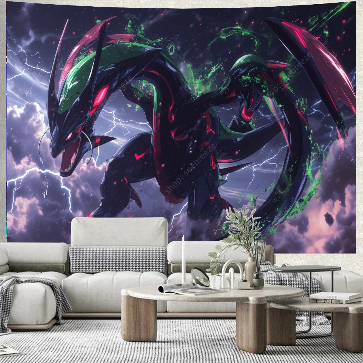 Dragon UV Reactive Tapestries