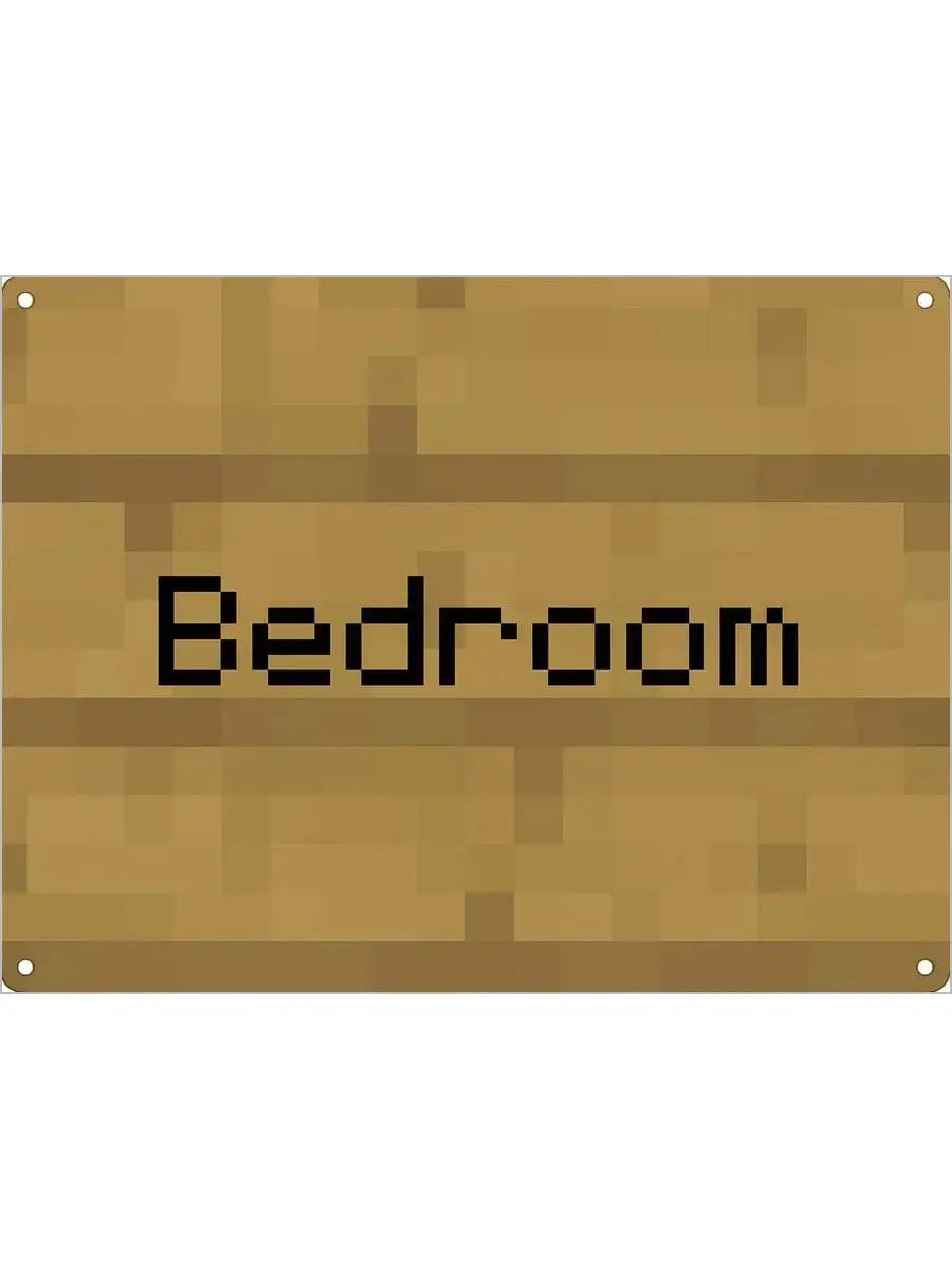 Minecraft Tin Sign