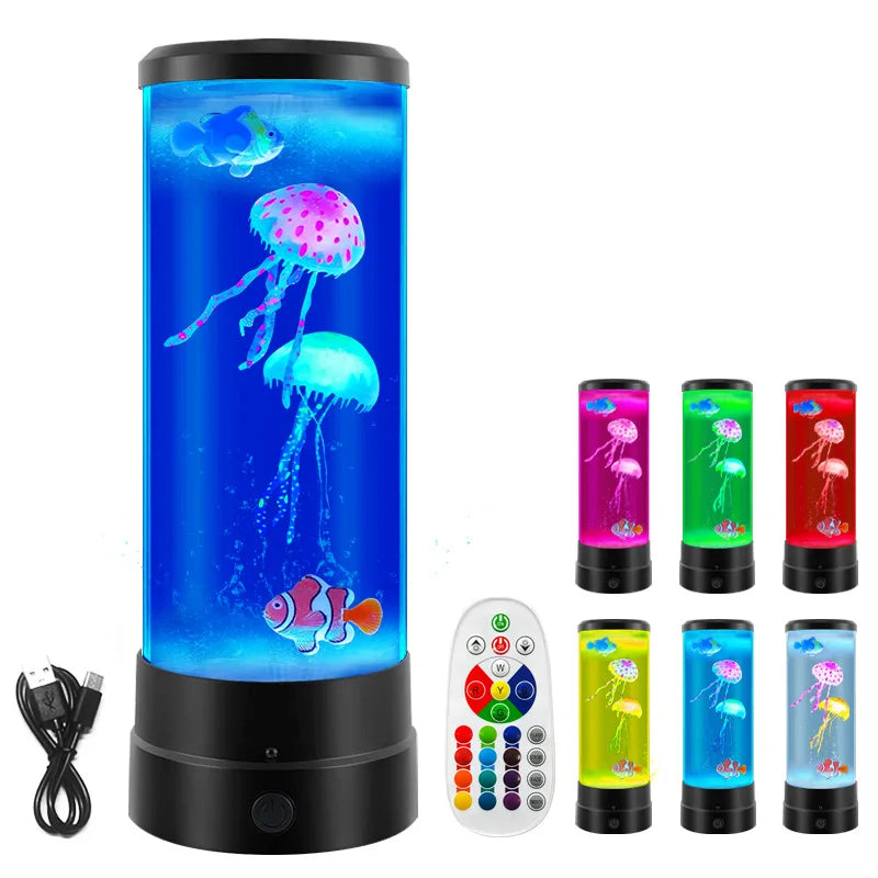 LED Jellyfish Night Light