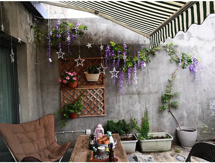 12pcs Artificial Wisteria Flowers