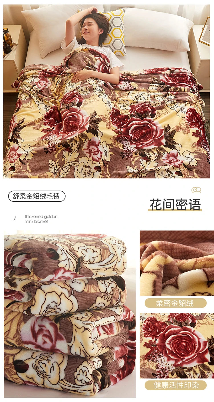 Soft Flower Blanket