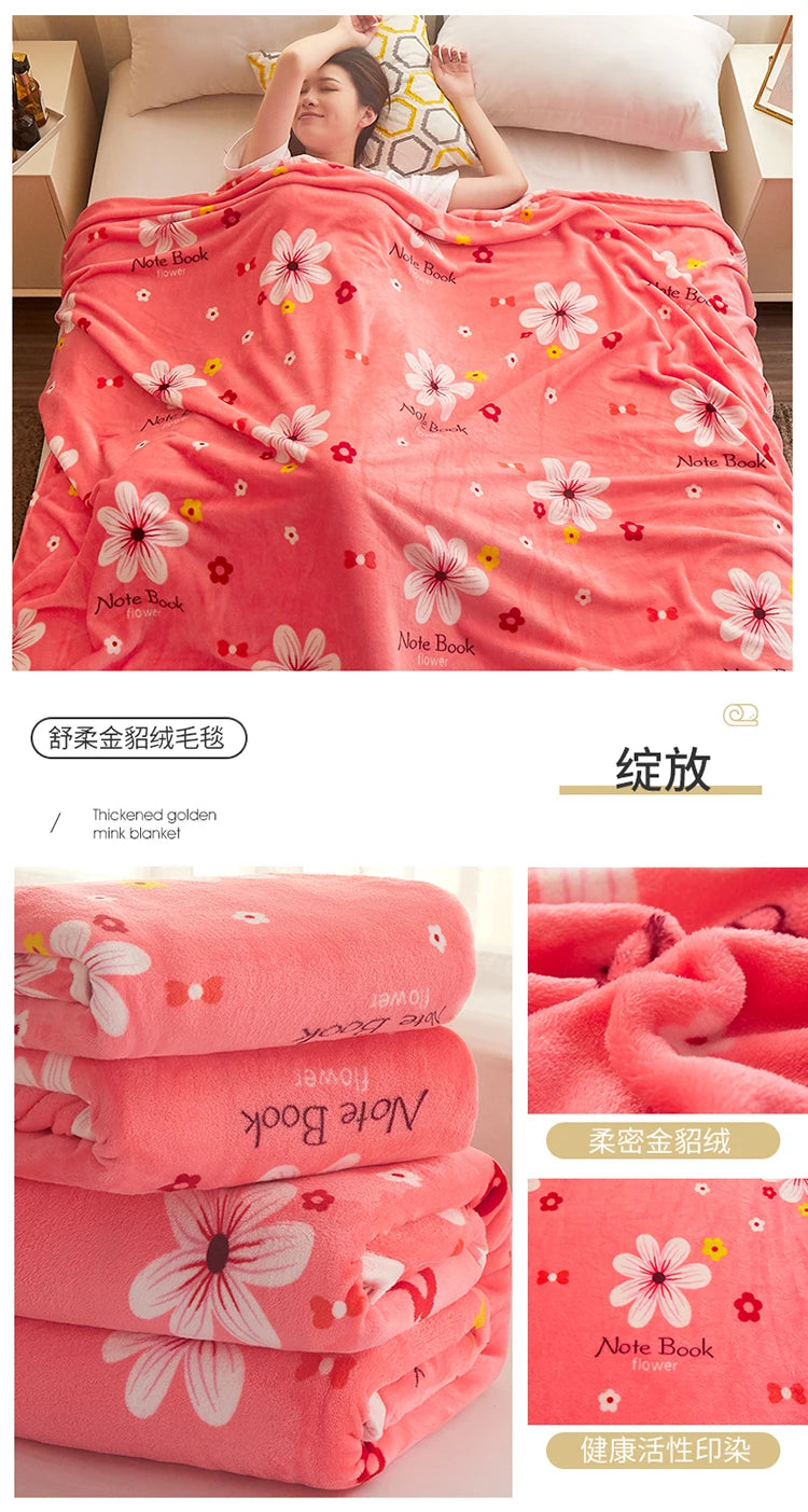 Soft Flower Blanket