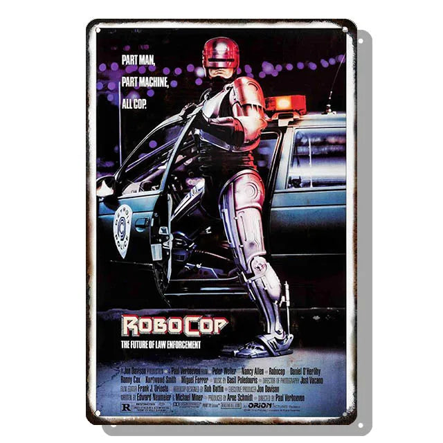 Popular Movie Metal Signs