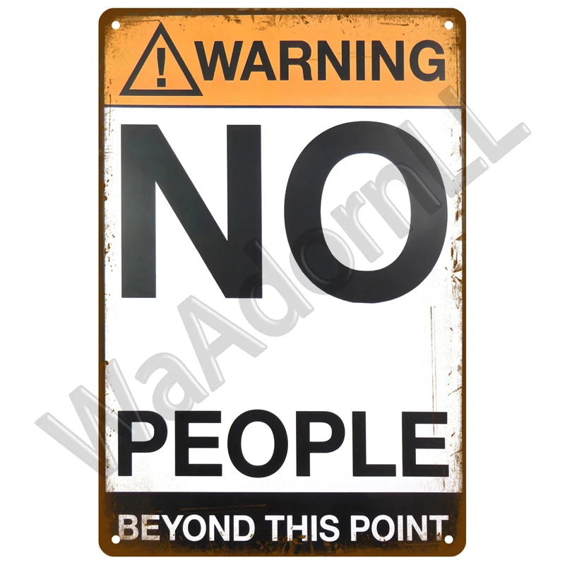 Metal Warning/Caution Signs