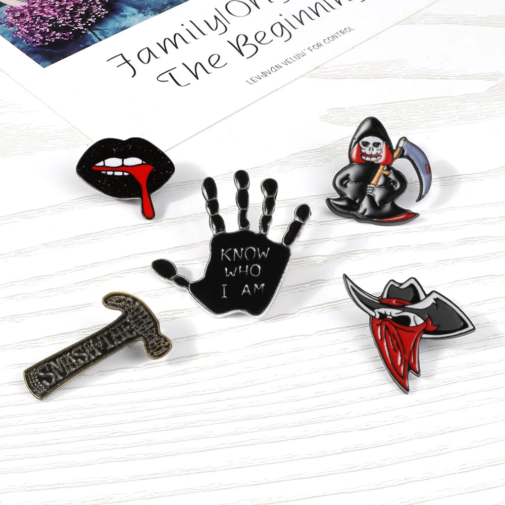 Punk Enamel Pins