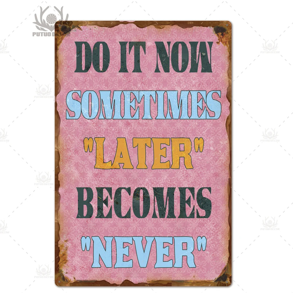 Quotes Metal Signs