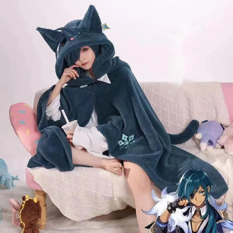 Genshin impact Blanket Hoodie