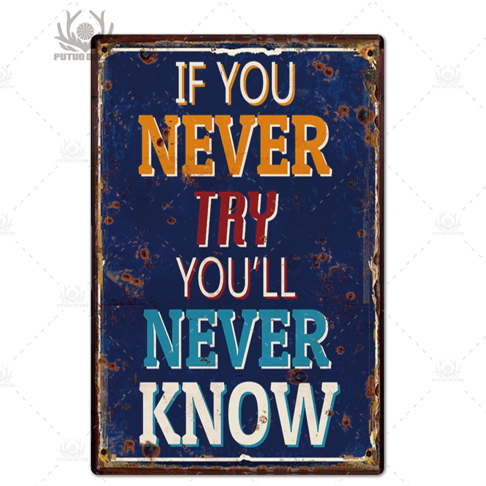 Quotes Metal Signs