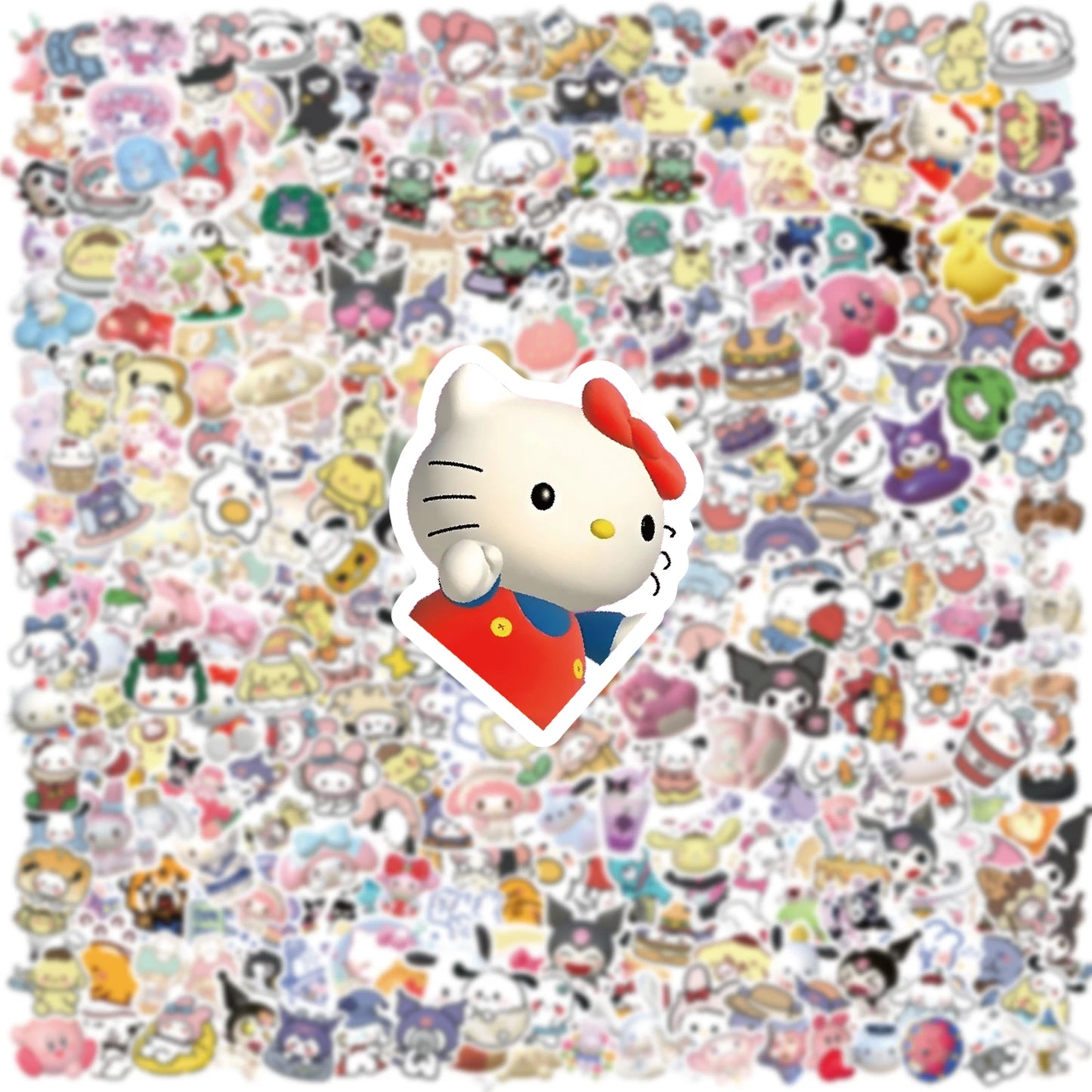100/200/300Pcs Sanrio Hello Kitty Stickers