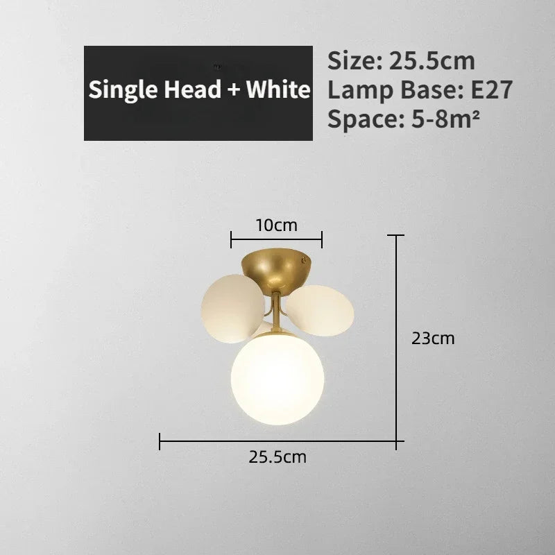 Modern Glass Ball Chandelier