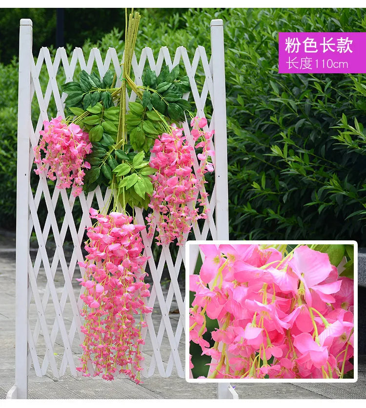 12pcs Artificial Wisteria Flowers