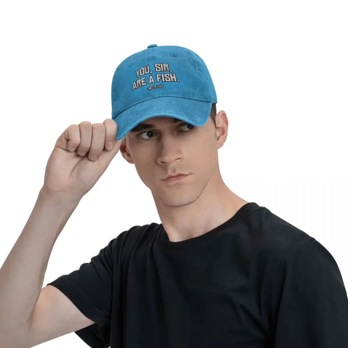 "You, sir, are a fish" Cap