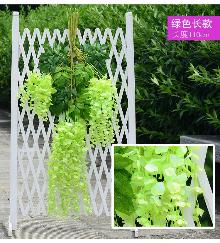 12pcs Artificial Wisteria Flowers
