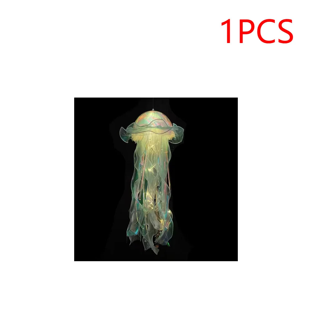 Hanging Jellyfish Bedroom Lamp