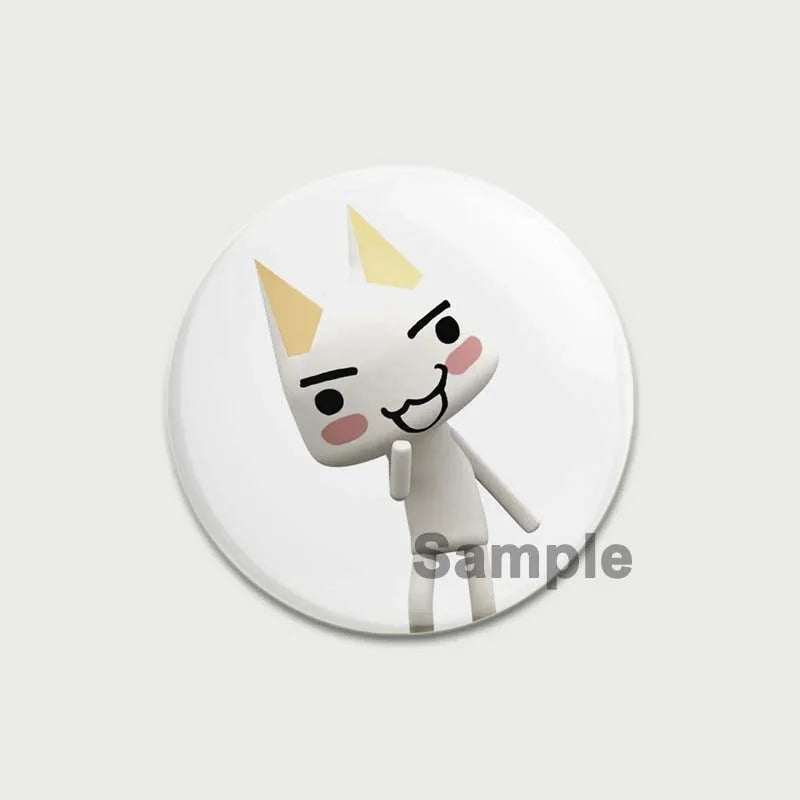 58/44/32MM Animal Crossing Cat Pins