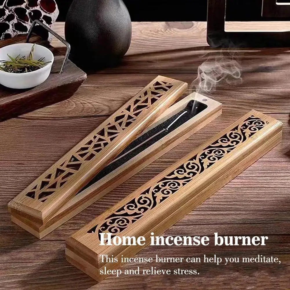 Natural Bamboo Board Incense Holder