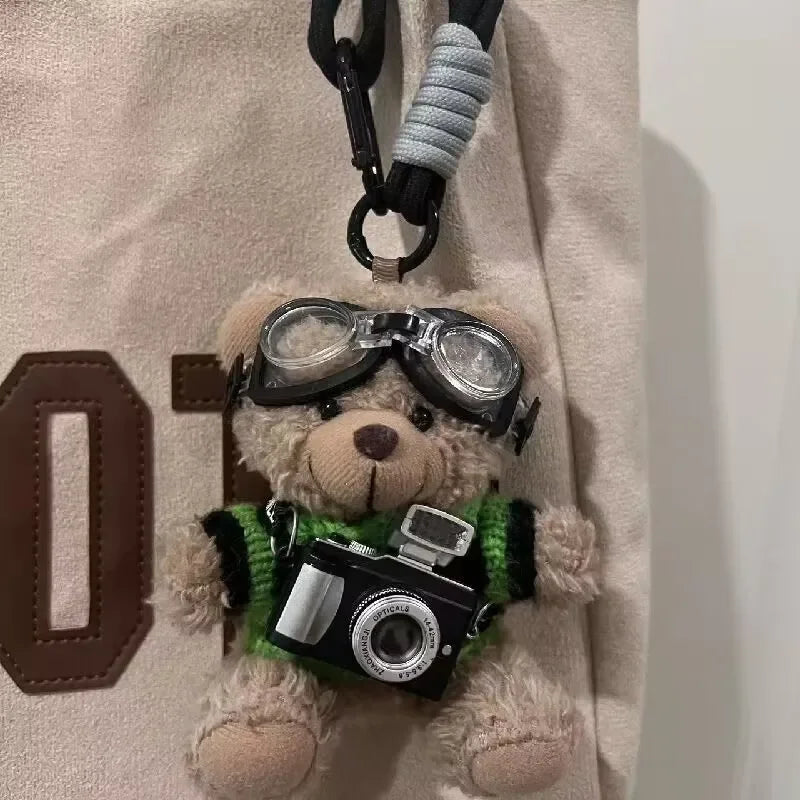 Pilot Bear Keychain