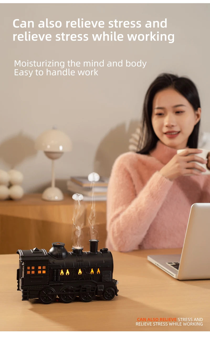Train/Cannon Essential Oil Aroma Diffuser
